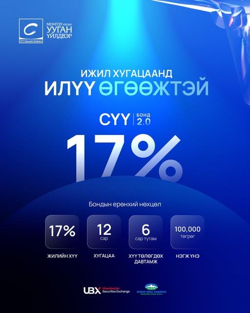 Ижил хугацаанд, илүү өгөөжтэй “Сүү 2.0” бонд
